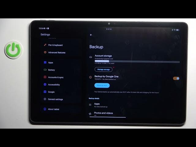 Video thumbnail for How to Activate Google Backup on LENOVO Tab M11