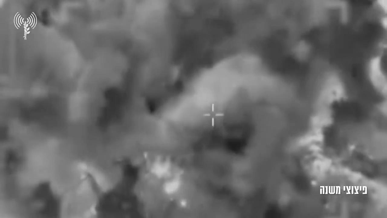 Video thumbnail for Lebanon: Israeli Forces Strike Hezbollah Infrastructure in Nabatieh Area.
