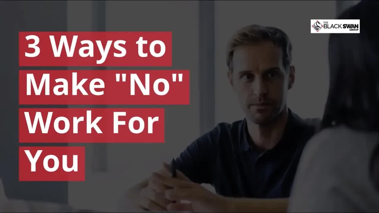 Video thumbnail for negotiation mastery: 3 strategies for using no in negotiations