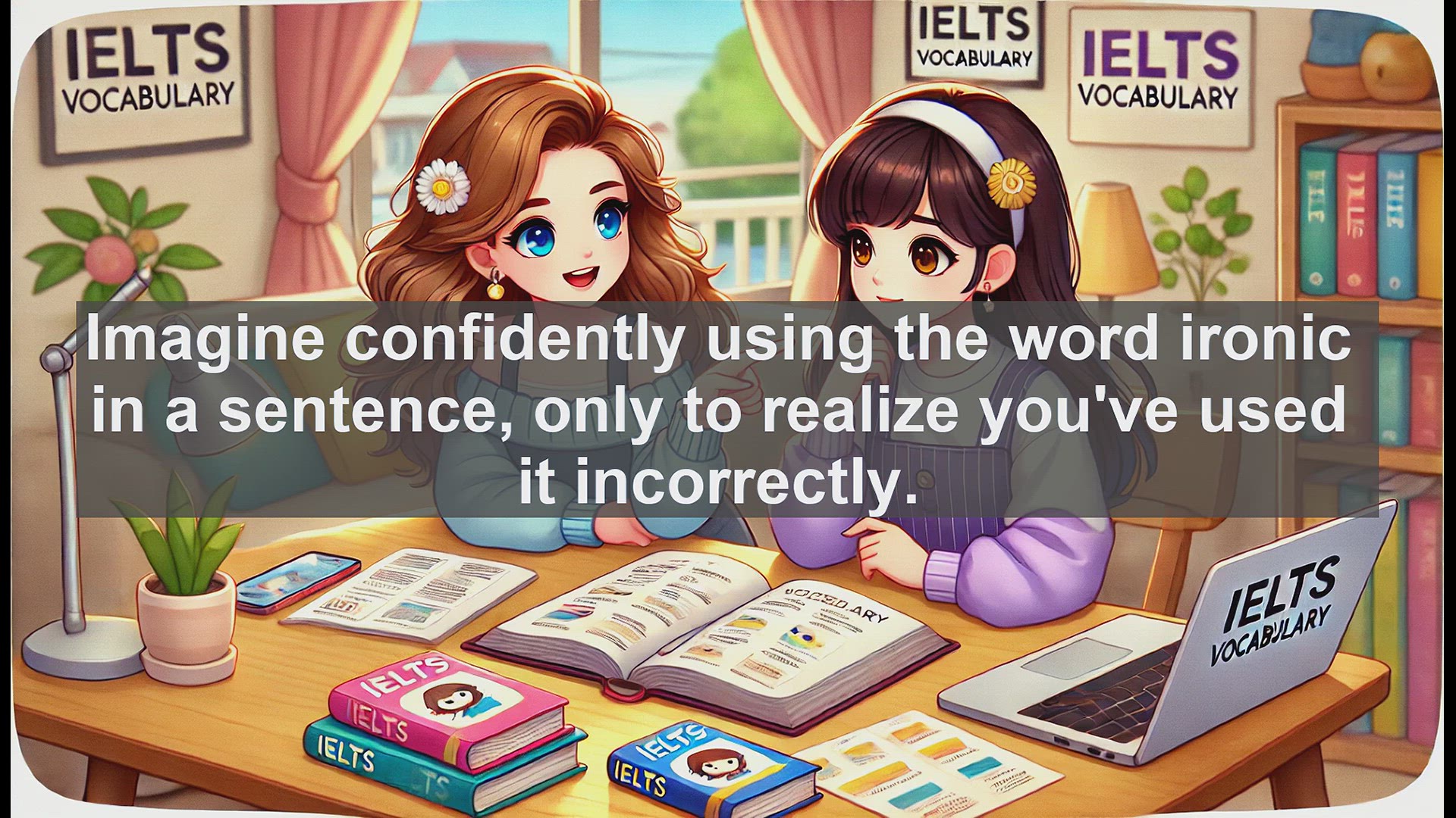 'Video thumbnail for 5000 Must Know IELTS 8.0 Vocabulary - Master 'Ironically' for IELTS Success'
