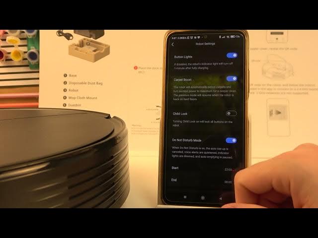Video thumbnail for How To Enable or Disable Carpet Boost on ROBOROCK Q7 Max+ Robot Vacuum Cleaner and Mop Mobile app