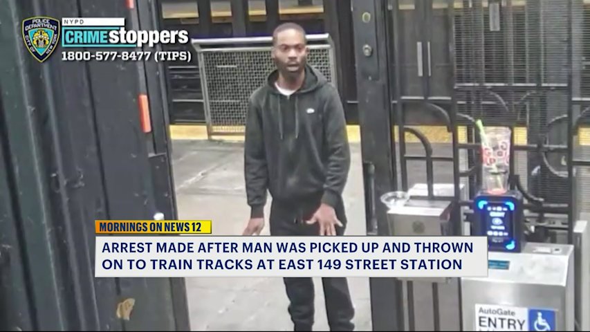 Video thumbnail for Arrest made in brutal train platform attack in the South Bronx