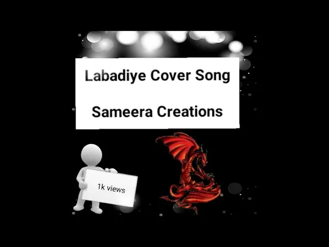 Video thumbnail for Labadiye Cover Song [Srilankan Most Famous Cover Song 2020 (Sameera Creations)]