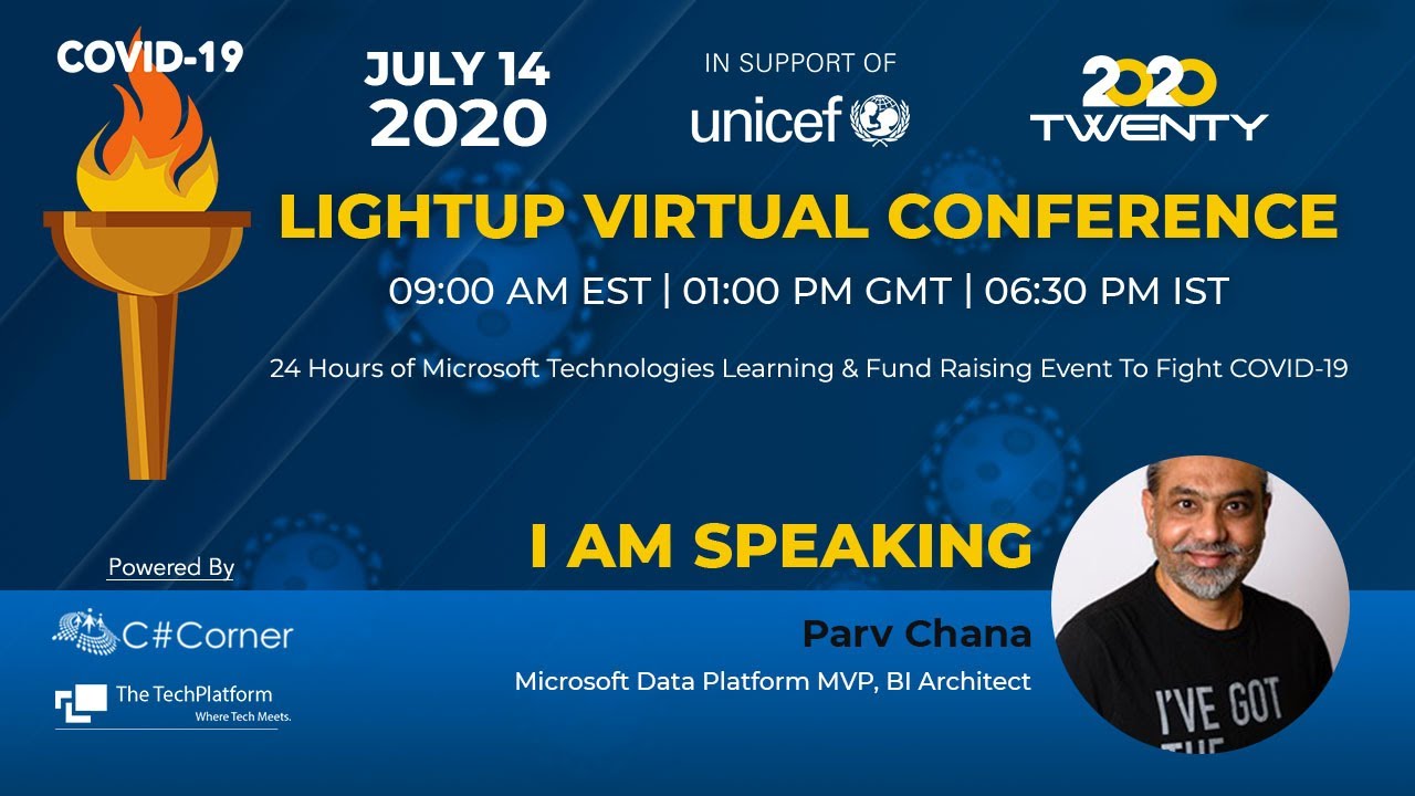 'Video thumbnail for Working with time intelligence DAX functions by Parv Chana || Lightup Conference'