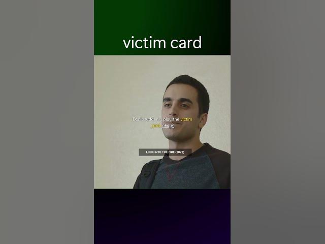 Video thumbnail for Victim Card Meaning, Definition, Idiom, Pronunciation, History, Origin, Example #shorts #idioms