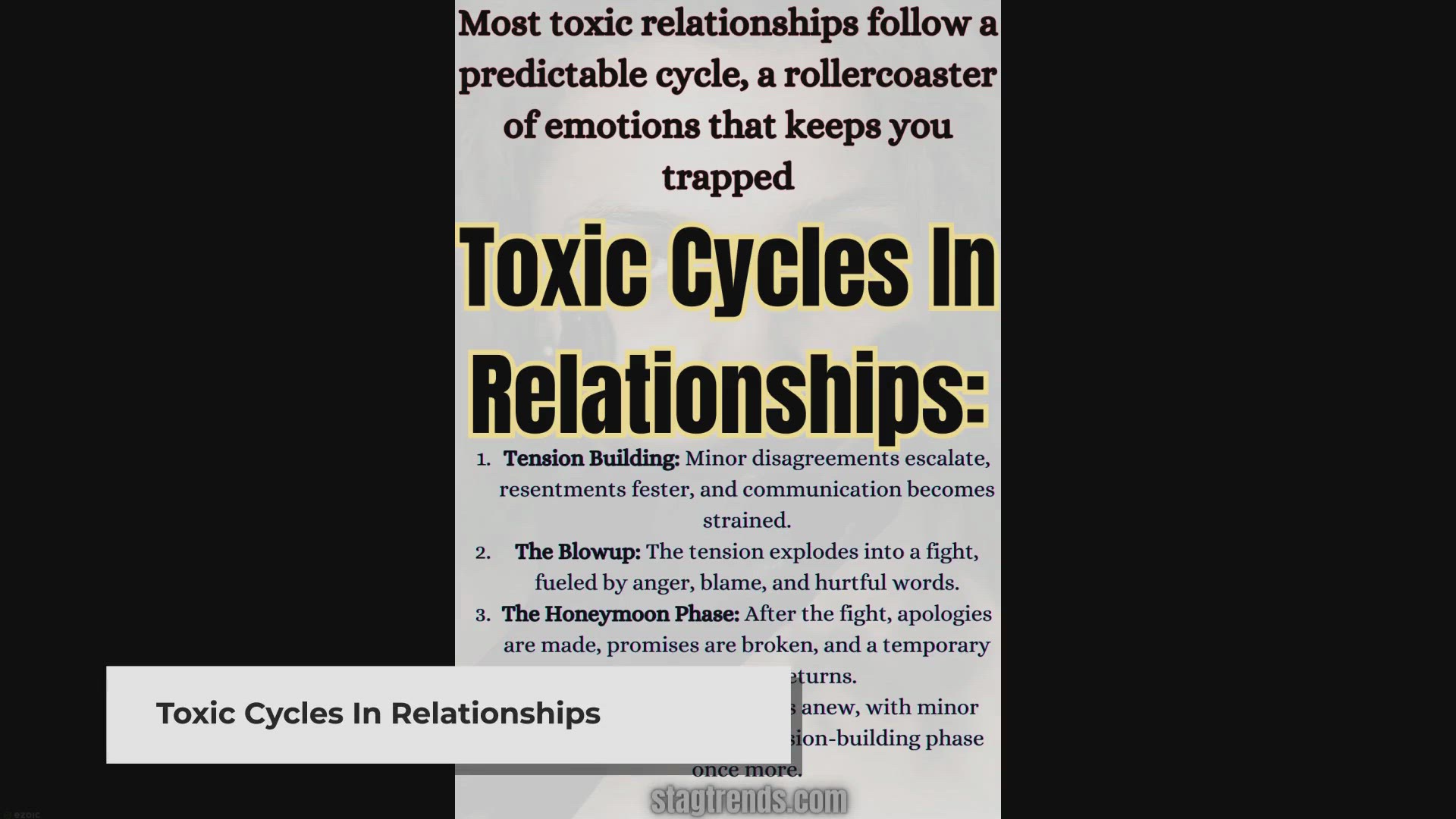 Video thumbnail for Toxic Cycles In Relationships