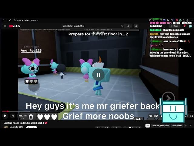 Video thumbnail for Dandy's World Griefers are GRIEFING NOOBS!