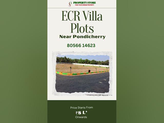 Video thumbnail for ECR Villa Plots Near Pondicherry: Resort & Guest House Plots Starting from ₹8 Lakhs!