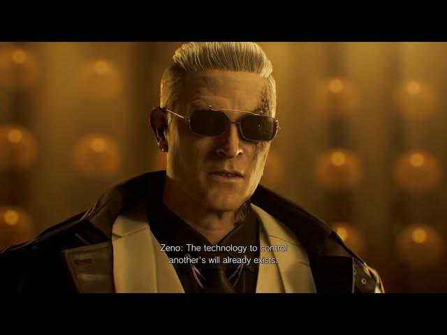 Video thumbnail for Resident Evil Requiem Default - Leon ARK: Zeno "You Can't Beat Me" Demands Password | Grace Cutscene