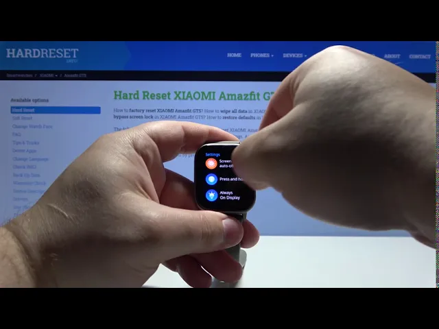 Video thumbnail for Customize Home Button in Xiaomi Amazfit GTS - Personalize Buttons' Functions