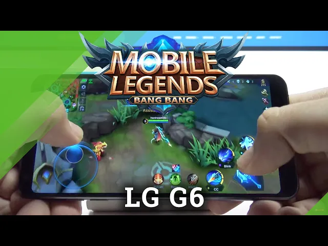 Video thumbnail for Mobile Legends on LG G6 - Test Moba Game