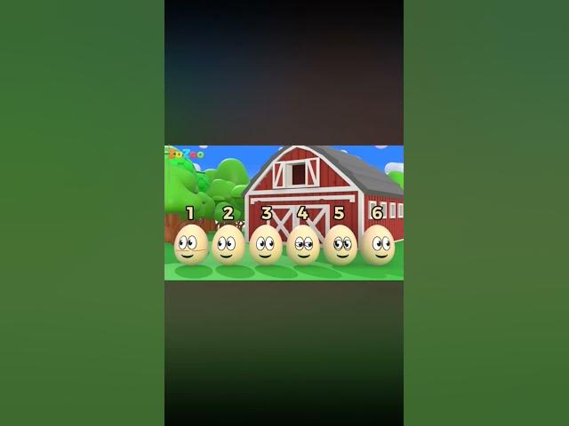 Video thumbnail for Aprender Colores y Números | Huevos de Colores en la Granja | Canciones Infantiles ZuZoo en Español