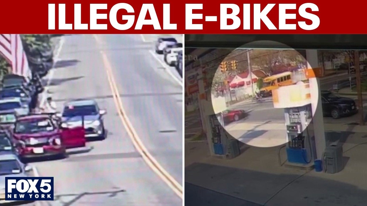Video thumbnail for Police cracking down on illegal e-bikes