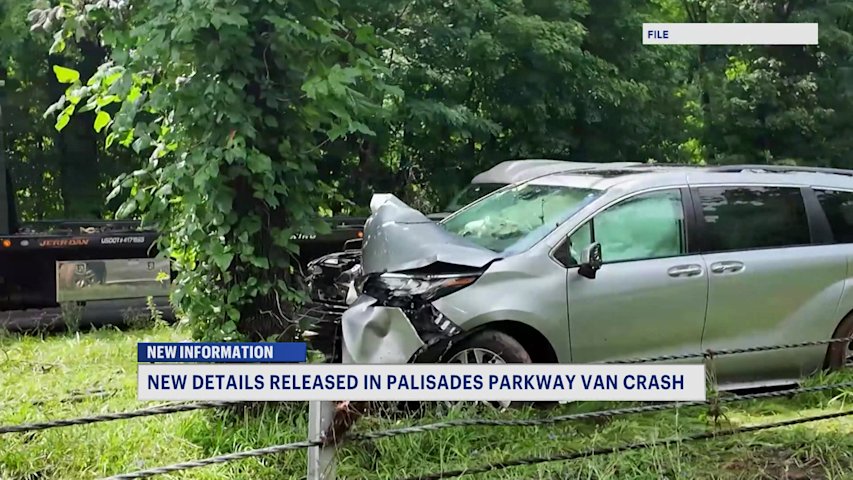 Video thumbnail for Palisades Parkway crash sends seven children, two adults to hospital; van coming from special education school