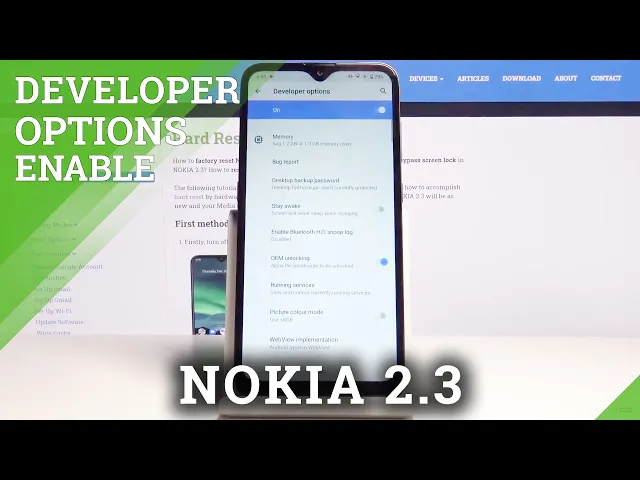 Video thumbnail for NOKIA 2.3 Developer Options – Activate Advanced Developer Mode