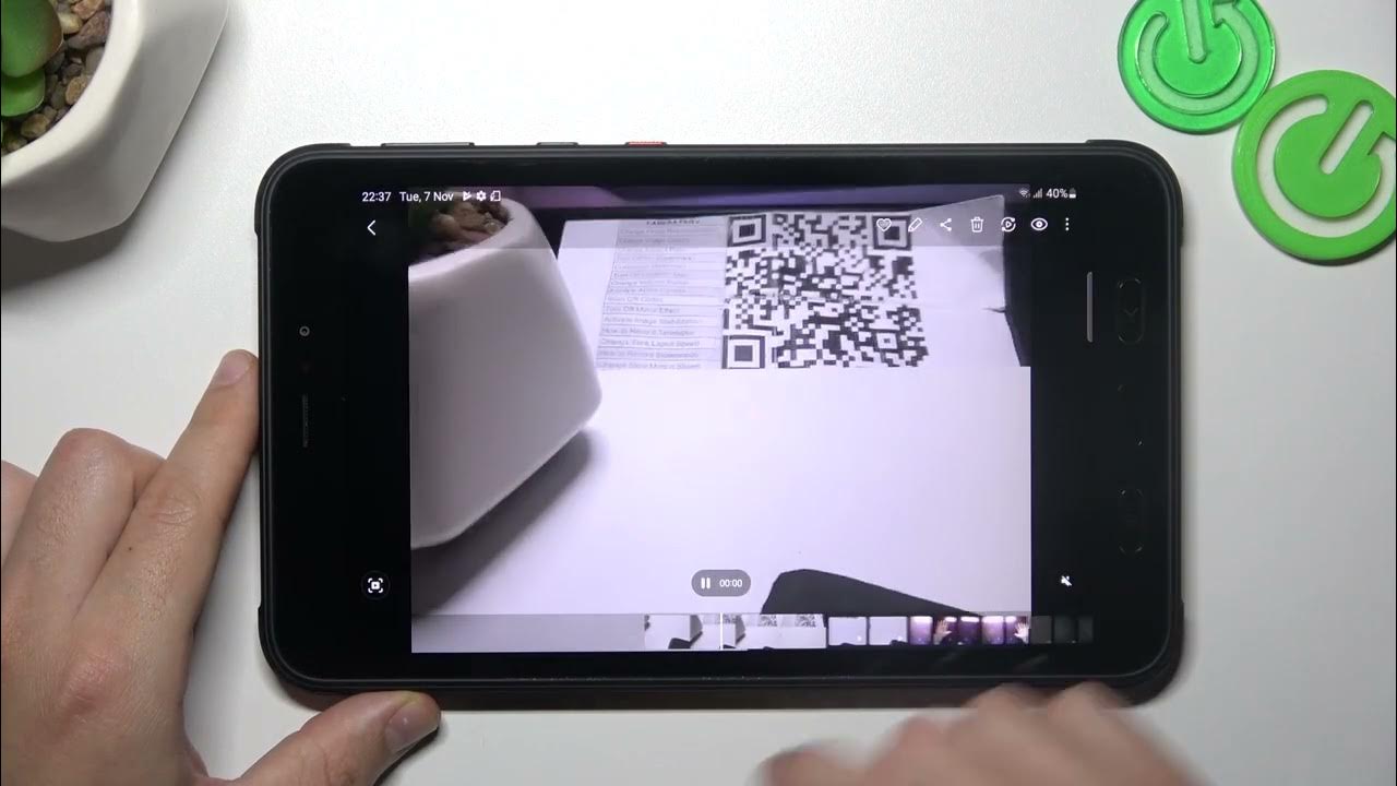 Video thumbnail for How to Take Live Photo in Samsung Tab Active3 – Motion Photo Option