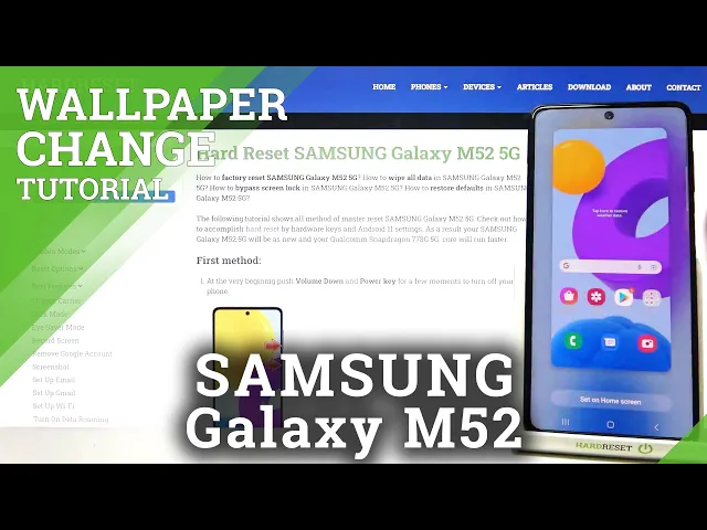 Video thumbnail for Default Wallpapers list on Samsung Galaxy M52