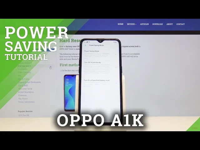 Video thumbnail for How to Extend Battery Life in OPPO A1K - Enable Power Saver