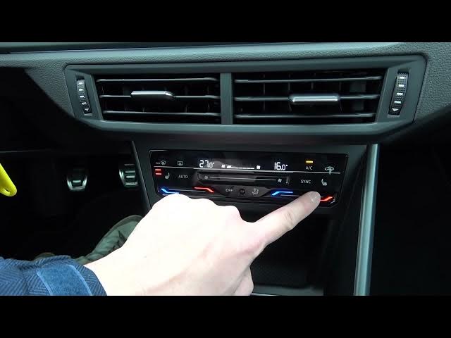Video thumbnail for How to Change Airflow Temperature in Volkswagen Polo VI (2021 - ...) - Adjust Blowing Temperature