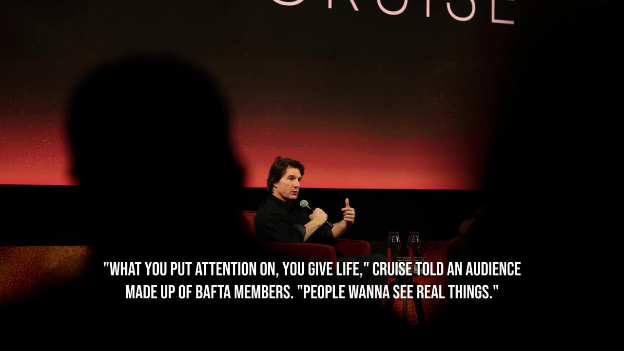 Video thumbnail for NEWS OF THE WEEK: Tom Cruise applauded for anti-AI speech at BAFTA event.