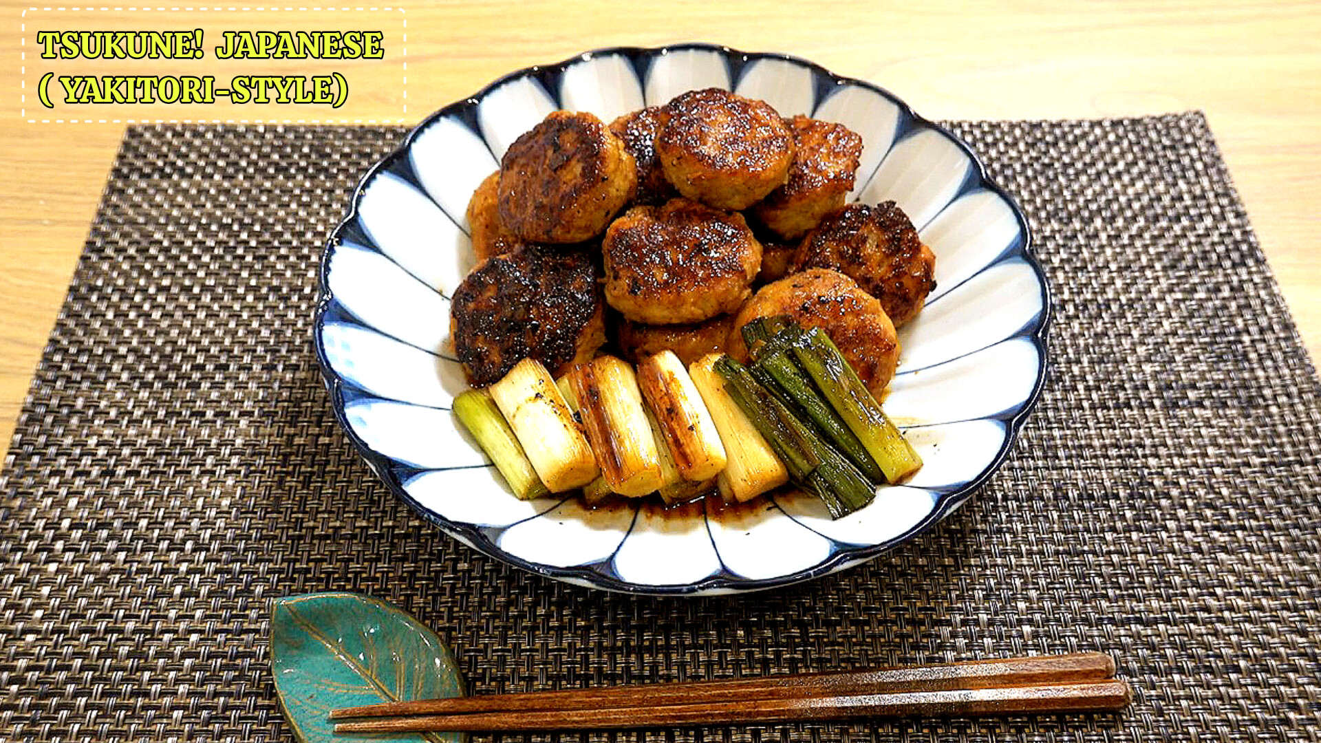 Video thumbnail for TSUKUNE!  Japanese Cook Tsukune( Yakitori-style)