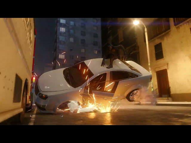 Video thumbnail for Marvel's Spider-Man (PS5 Pro) - Spider-Man P.I. Talk to Carmen | Take Photos |Tail Car | Stop Perps