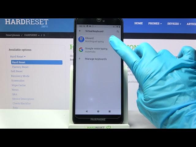 Video thumbnail for How to Enter Text Correction in FairPhone 3 – Find Correction }Options