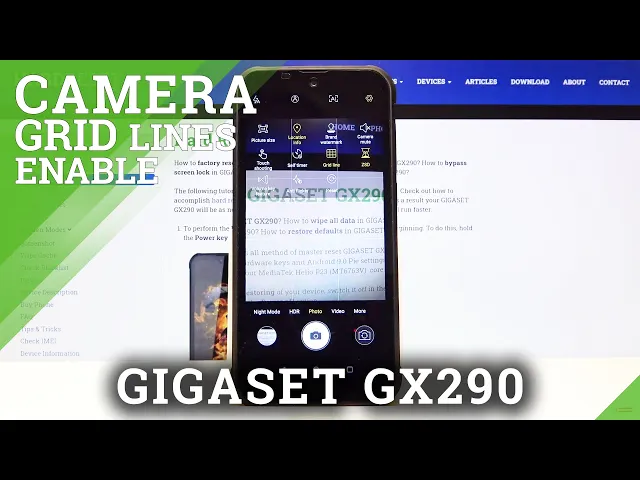 Video thumbnail for How to Enable Camera Gridlines in Gigaset GX290 – Activate Helper Lines