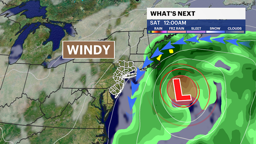 Video thumbnail for STORM WATCH: Breezy now, stormy later. Tracking a potential nor'easter