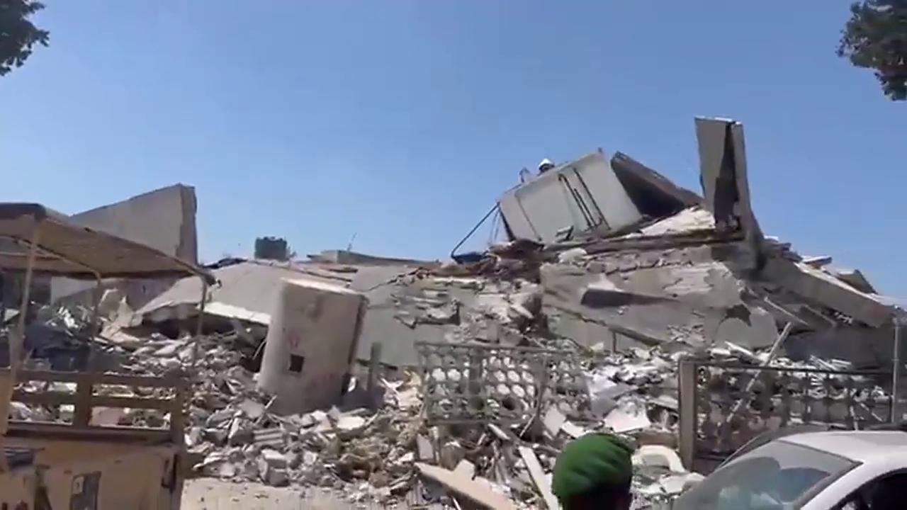Video thumbnail for Lebanon: Bank of Lebanon Reportedly Leveled Down After Israeli Strikes.