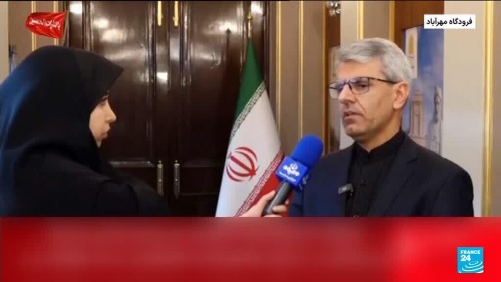 Video thumbnail for Iran claims Lebanon 'main topic' at peace talks with US