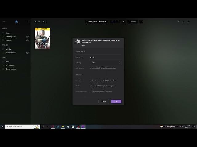 Video thumbnail for Gog Galaxy 2022 - How To Enable & Disable Overlay For Individual Game