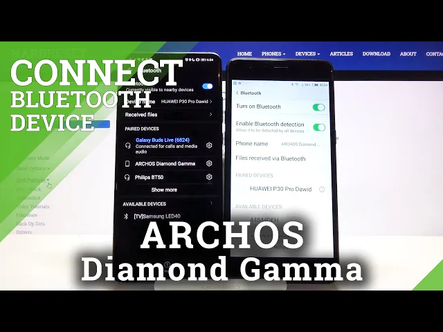 Video thumbnail for How to Connect Bluetooth Devices with Archos Diamond Gamma – Create Bluetooth Pair