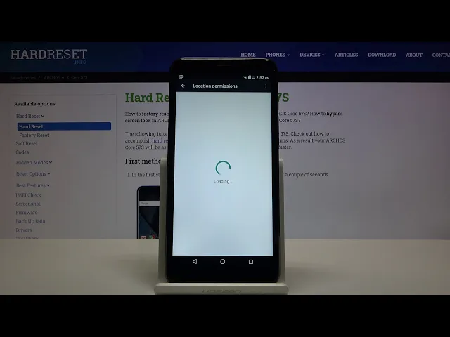 Video thumbnail for How to Open Apps Permissions on ARCHOS Core 57s – Control Apps