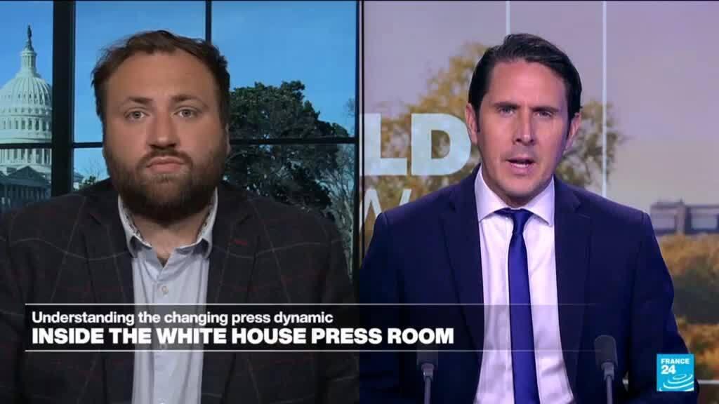 Video thumbnail for Trump and the Press: First 100 days see a reshaiping of media dynamic