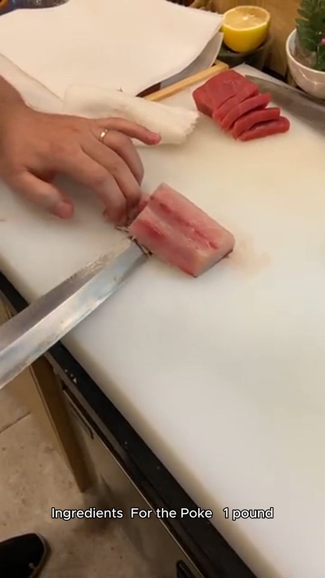 Video thumbnail for poke bowl recipe