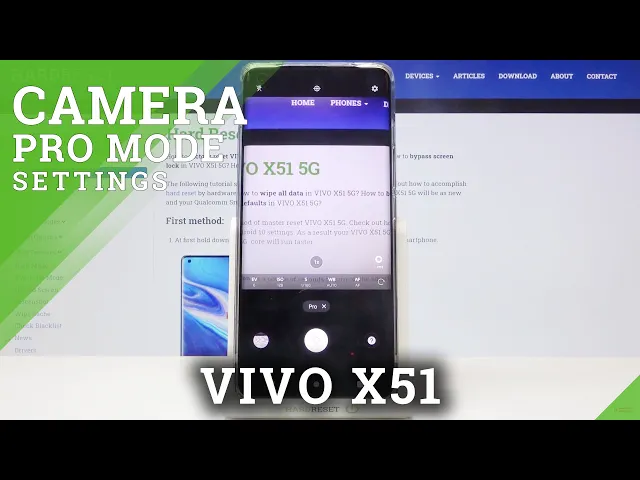 Video thumbnail for How to Use Camera Pro Mode in VIVO X51 5G – Camera Features