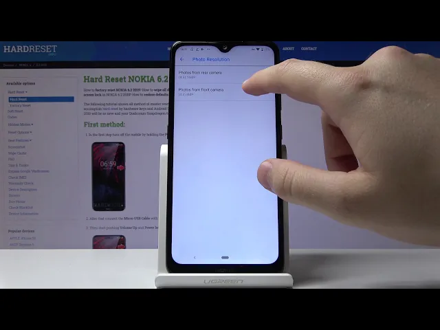 Video thumbnail for How to Change Photo Resolution in Nokia 6.2 2019 - Enter Camera Settings