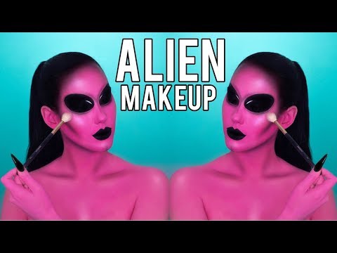 Video thumbnail for PINK Alien Halloween Makeup Tutorial | Halloween 2019