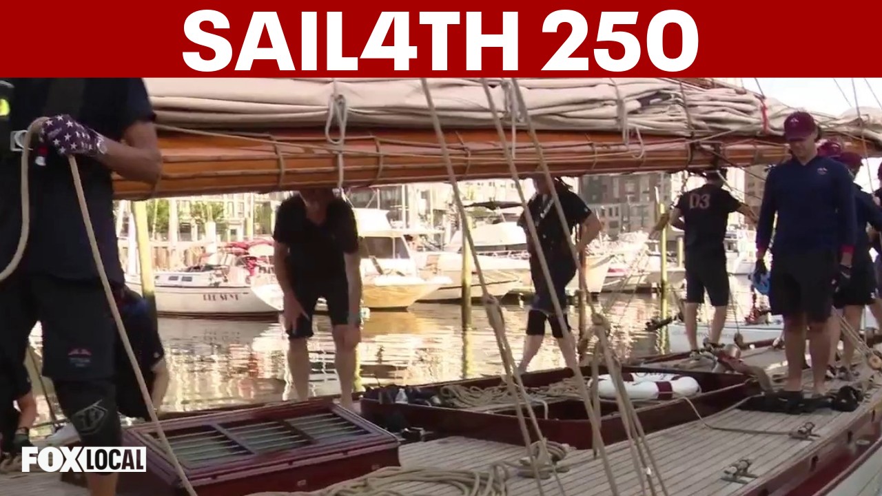 Video thumbnail for Sail4th 250: Tall ship arrives for July 4th, America 250 celebration
