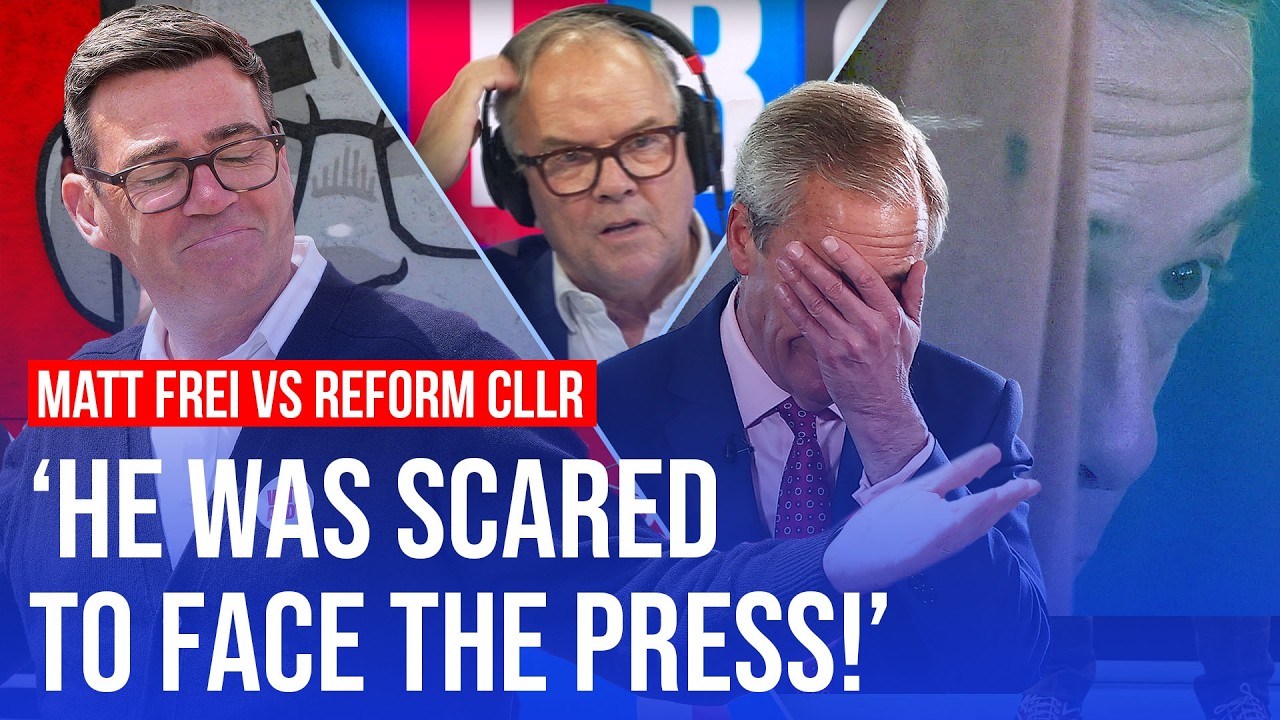 Video thumbnail for Farage has gone into 'witness protection' | Matt Frei on LBC