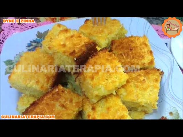 'Video thumbnail for Como Fazer Bolo de Mandioca Ralada, conhecida também como bolo de macaxeira ou aipim'