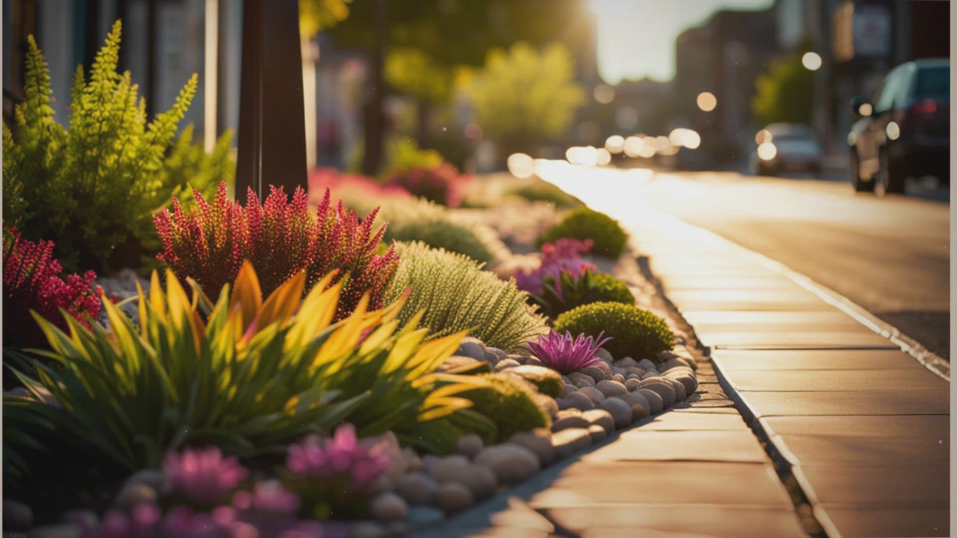 'Video thumbnail for Creative Sidewalk Landscaping Ideas'