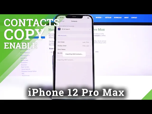 Video thumbnail for How to Copy Contacts on iPhone 12 Pro Max – Transfer Numbers