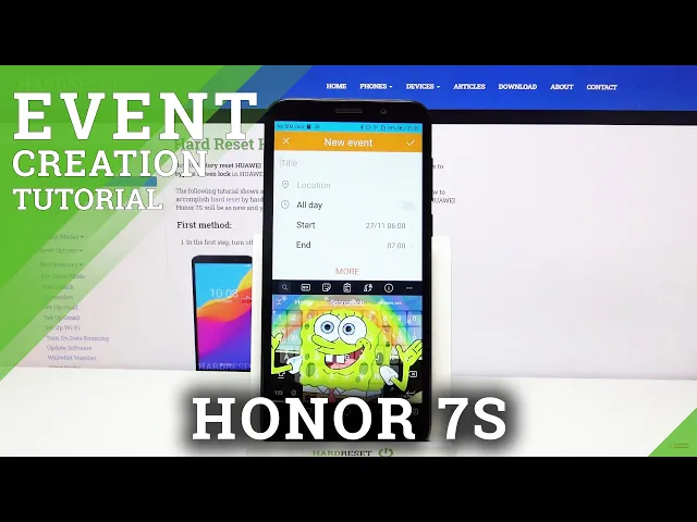 Video thumbnail for How to Add Event to Calendar in Honor 7S?