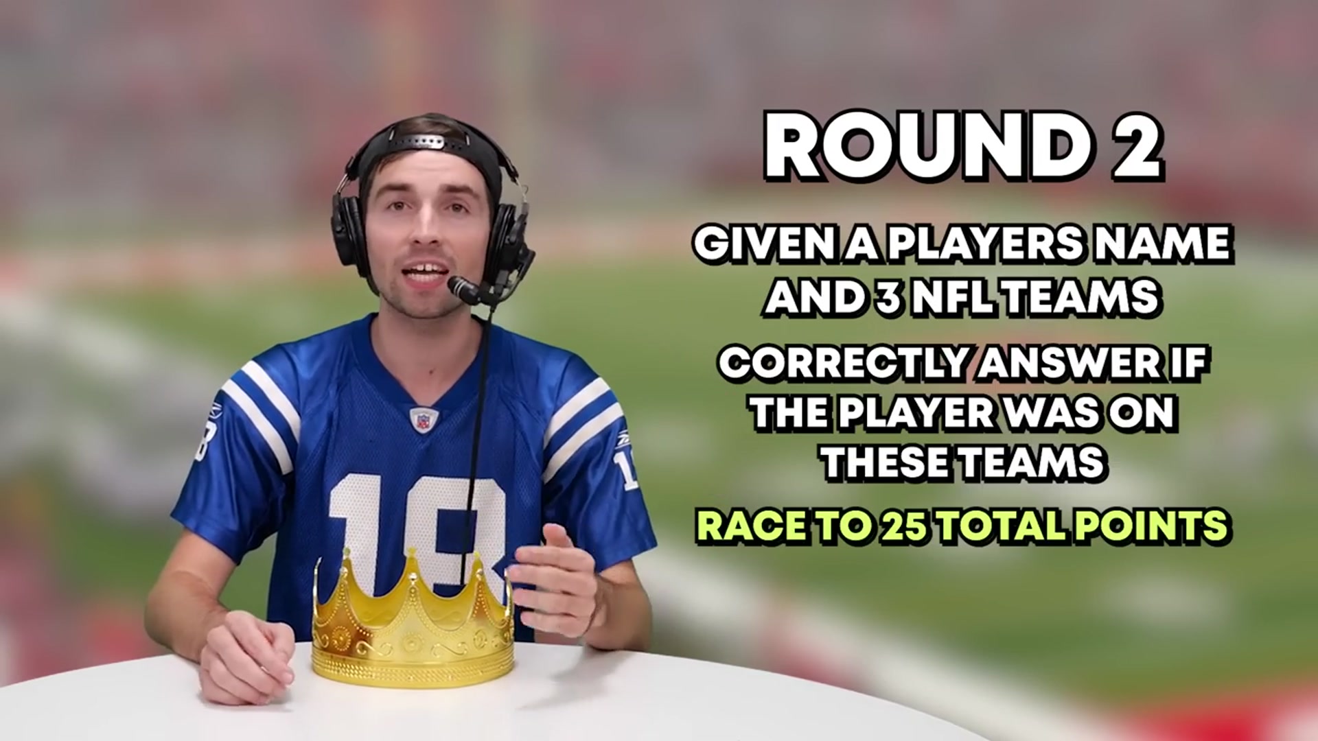 'Video thumbnail for NEW NFL Trivia Game! (Goal-To-Go)'