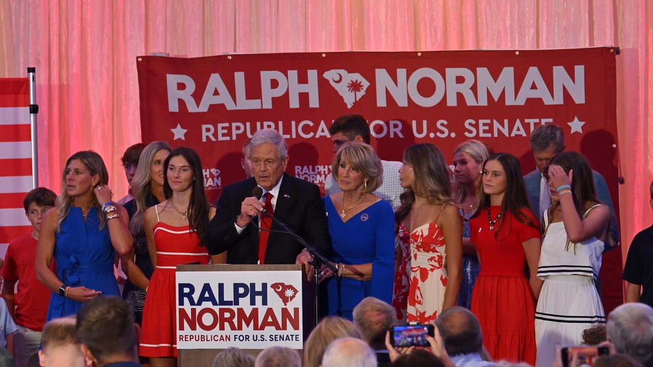 Video thumbnail for US: Ralph Norman concedes defeat in South Carolina Republican Senate runoff.