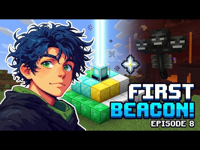 Video thumbnail for My First Minecraft Beacon! - Episode 8