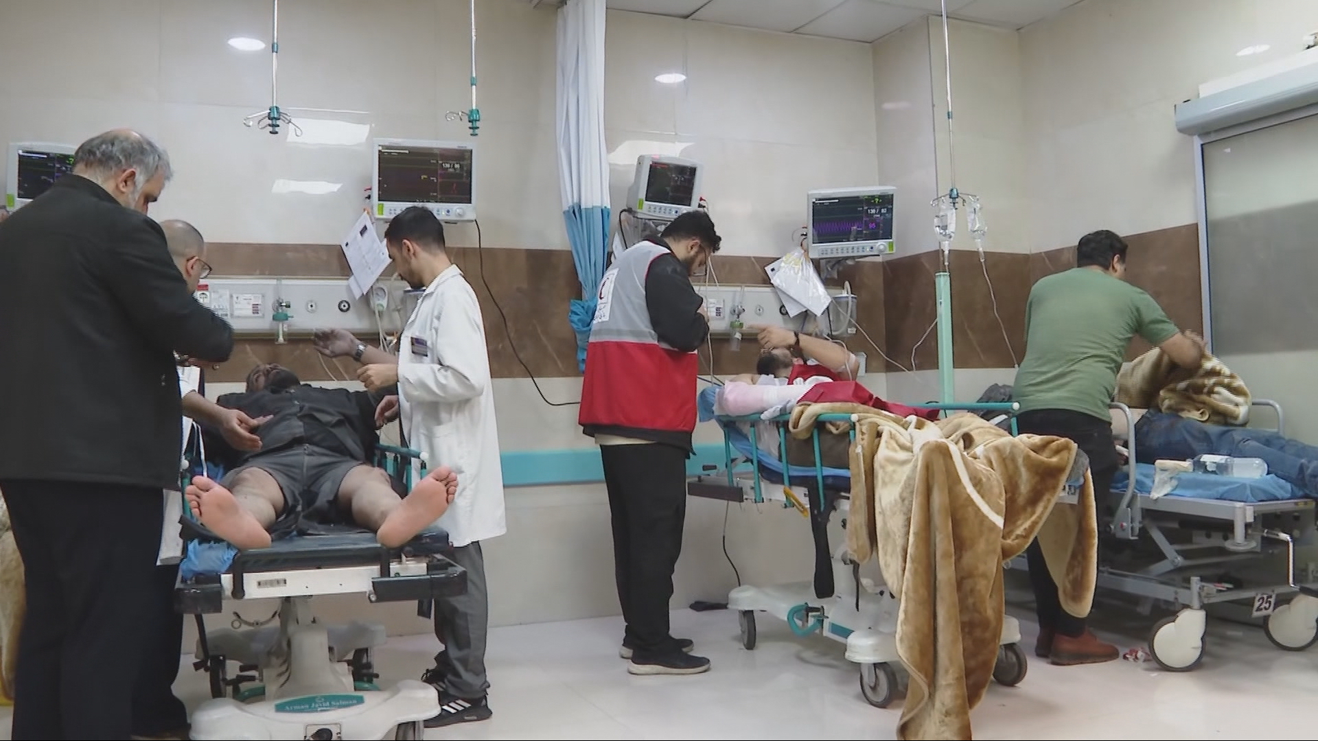 Video thumbnail for War on Iran takes humanitarian toll: More than 1,300 dead after one week of conflict