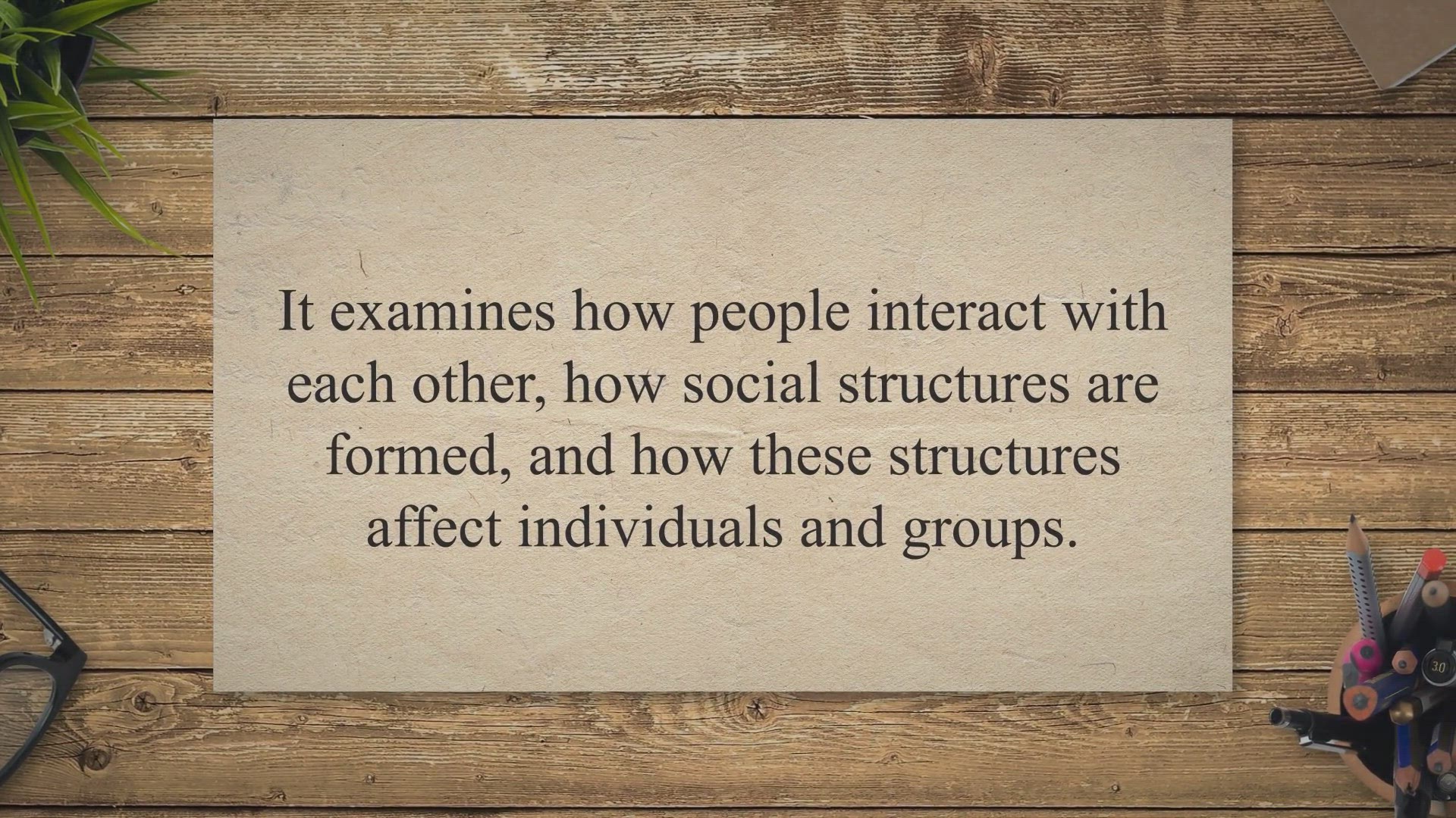 'Video thumbnail for Sociology: Understanding and Benefiting Our Society'